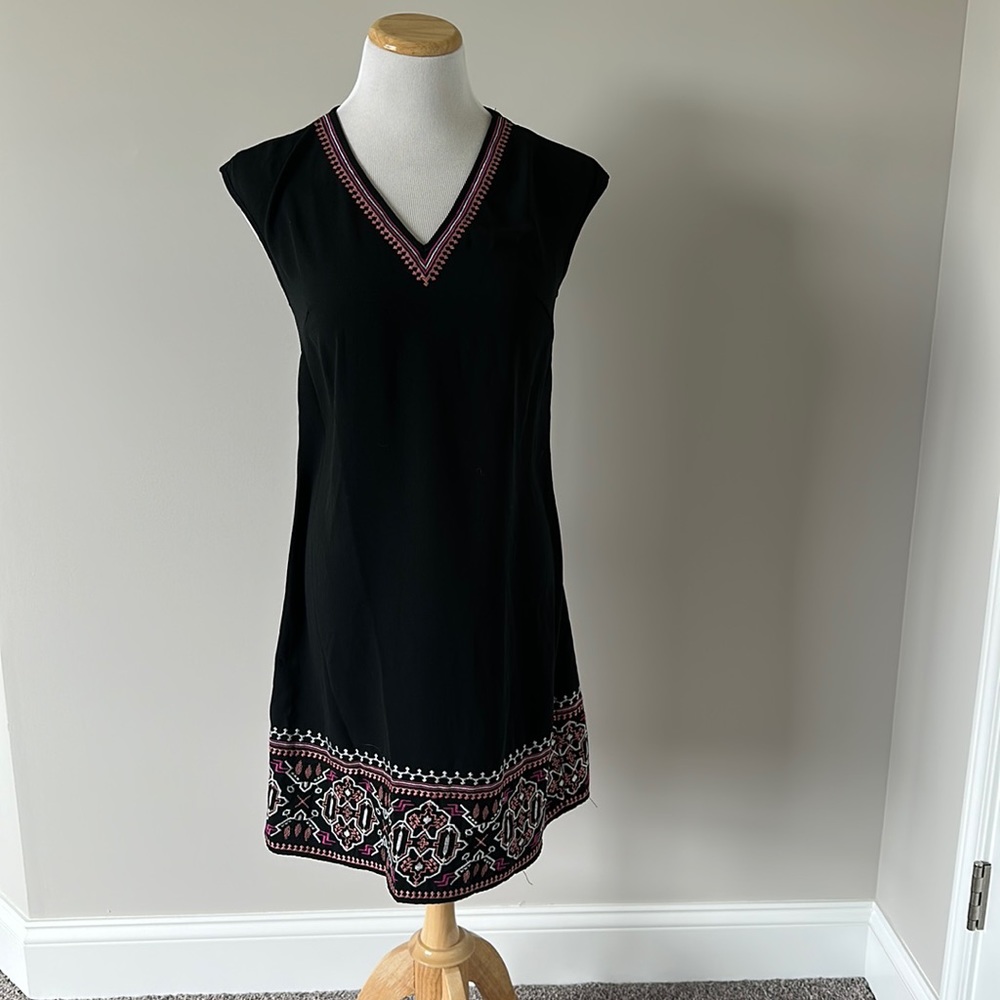Aztec Embroidered Dress